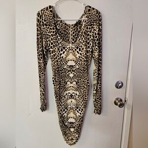 Tart Animal Print Long Sleeve Dress